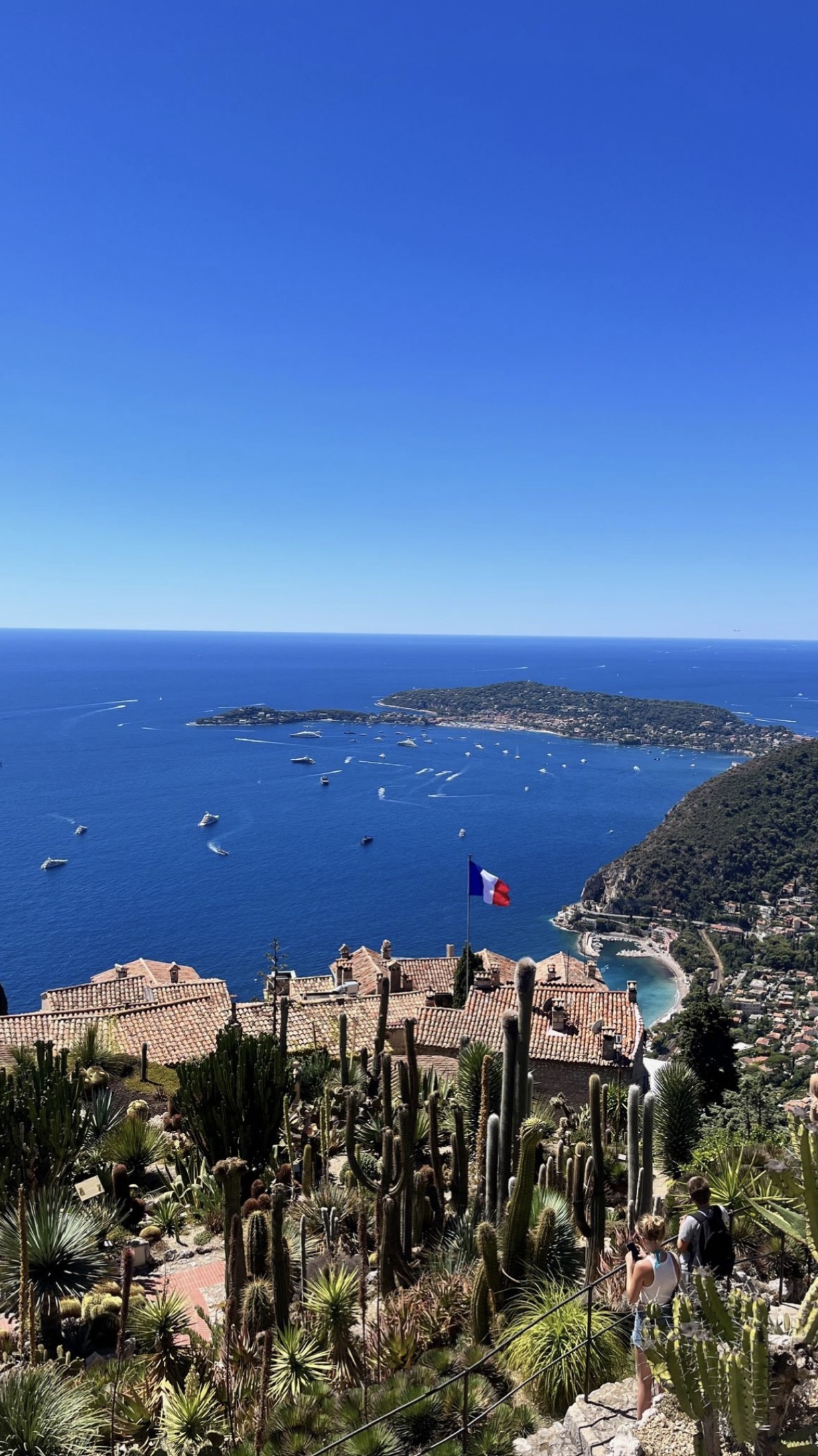 Vue depuis le jardin exotique d’Èze