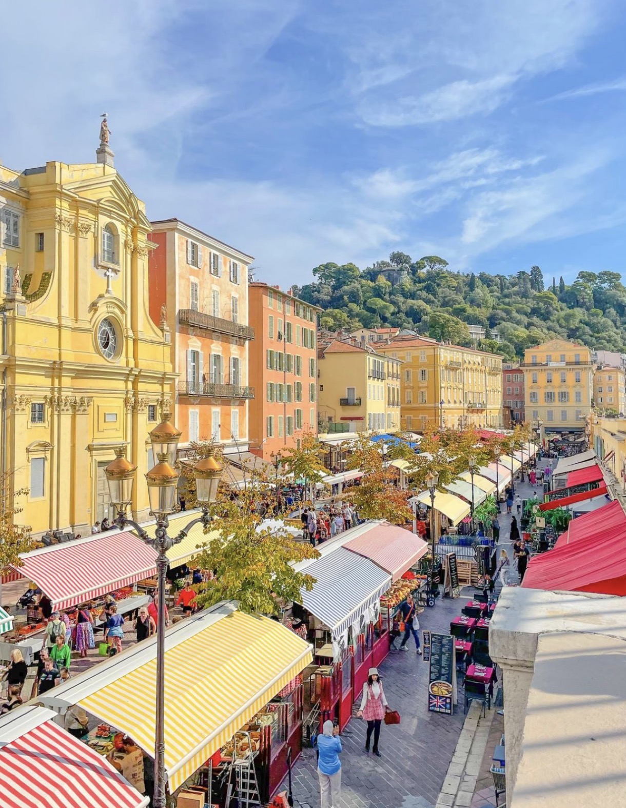 Marché du Cours Saleya dans le Vieux-Nice